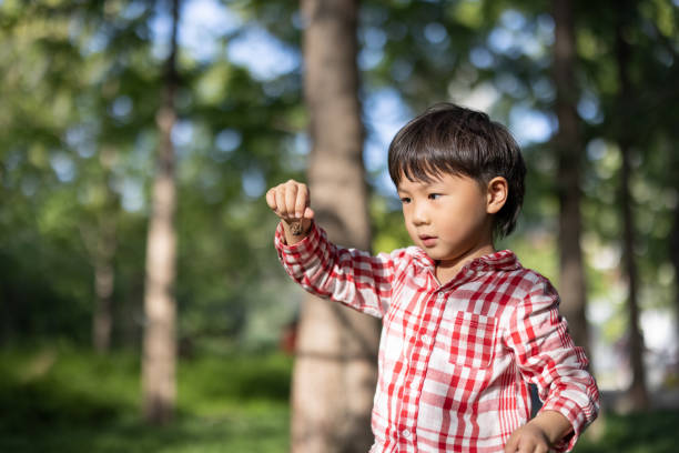 istock Asian boys playing in the park 1325148881