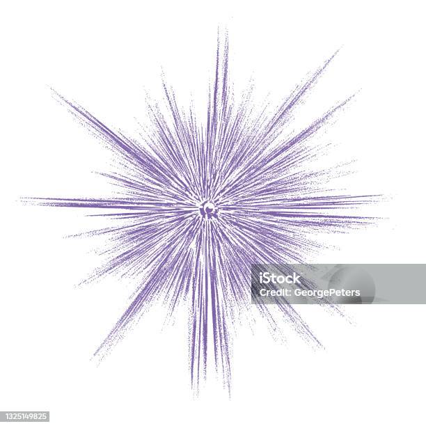 Exploding Rays Design Element Stock Illustration - Download Image Now ...