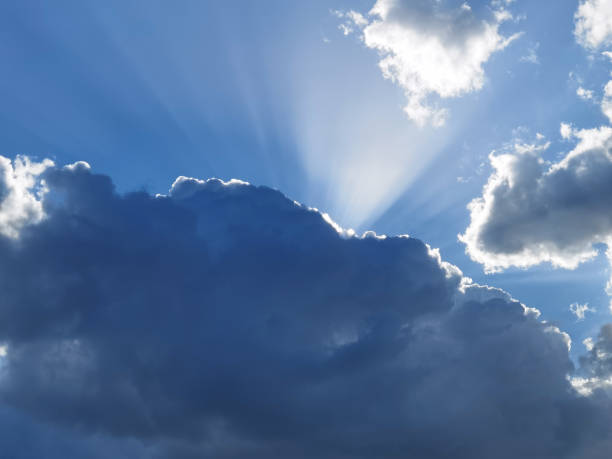 istock Beautiful clouds with blue sky landscape 1325159913
