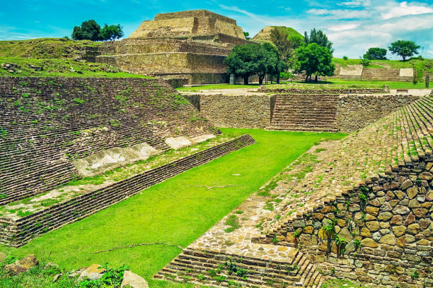 istock Ancient pyramids in Monte Alban, Oaxaca, Mexico 1325160705