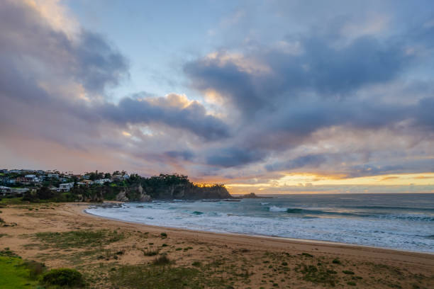istock South Coast Sunrise Seascape and light high cloud 1325162517