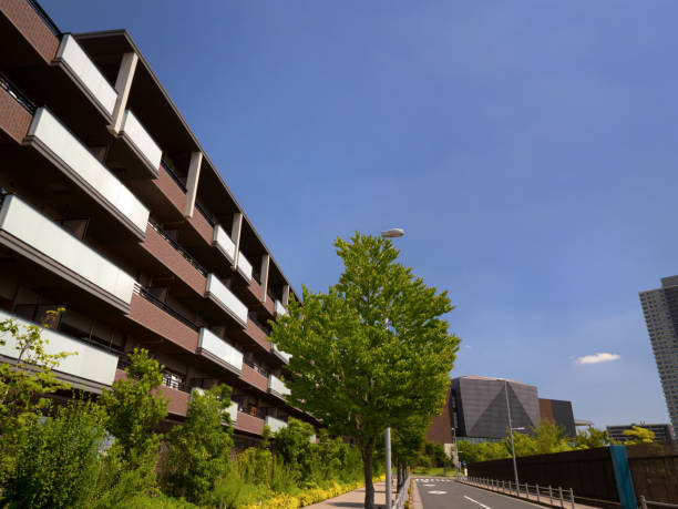 istock Lower floor apartments, Tokyo 1325168954