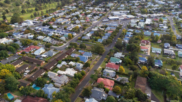 istock Aerial view over Lismore, NSW, Australia 1325171803