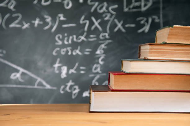 istock books on the desk in the auditorium 1325193429