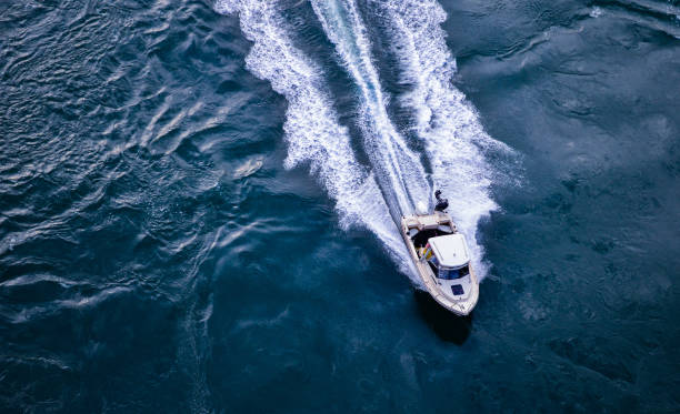 istock White speed boat in open sea 1325196125