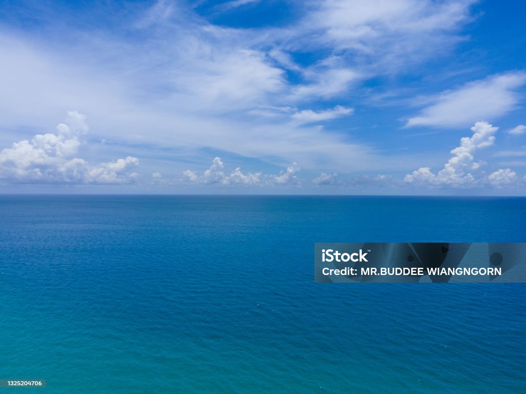 Aerial view seascape Seascape Stock Photo