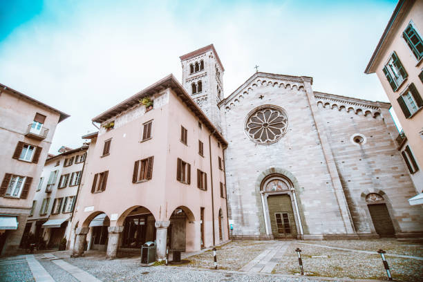 Rear View Of Como Cathedral, Italy Rear View Of Como Cathedral, Italy como italy stock pictures, royalty-free photos & images