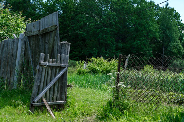 istock Wicket and fence in the garden. 1325228865