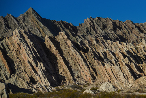 The amazing geological features of the Quebrada de las Flechas, Valles Calchaquíes, Salta, northwest Argentina