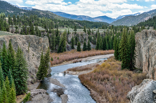 River in mountain landscape