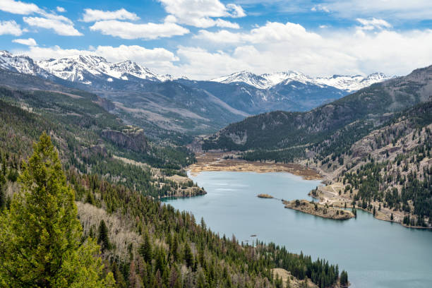 istock Lake and mountain landscape 1325237970