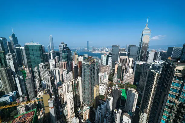 Photo of Aerial View of Hong Kong City