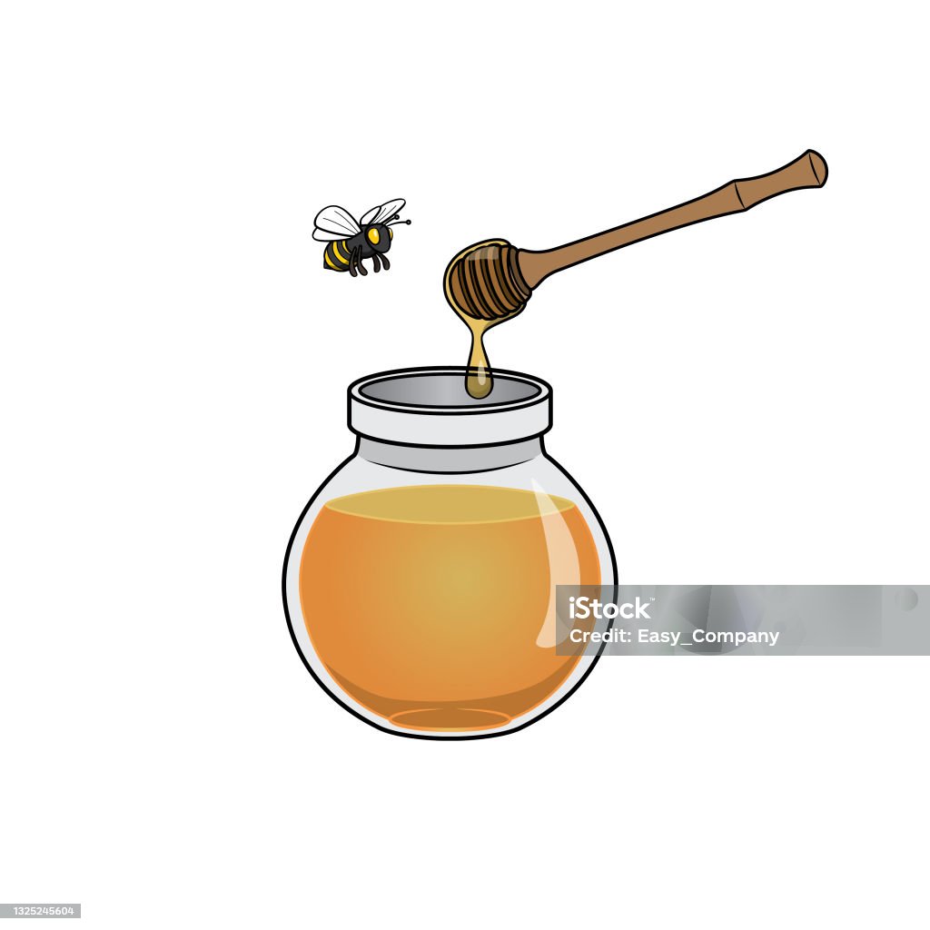Hình Ảnh Bình Mật Ong Hoạt Hình Cho Trẻ Em Đây Là Một Minh Họa ...