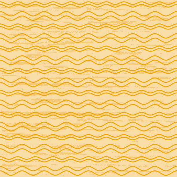 古いヴィンテージテクスチャと黄金の波とシームレスなベクトルパターン。フープ、表面、包装、はがきのための美しいイラスト。波状のデザイン。波状の背景。 - water wave water surface wave pattern点のイラスト素材／クリップアート素材／マンガ素材／アイコン素材