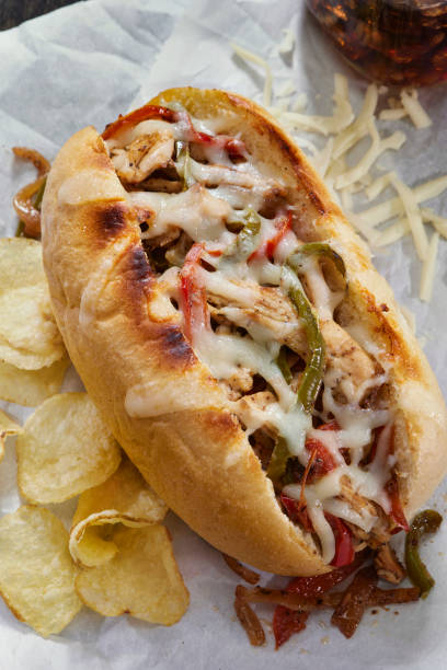 istock Chicken Philly Cheese Steak Sandwich 1325249786