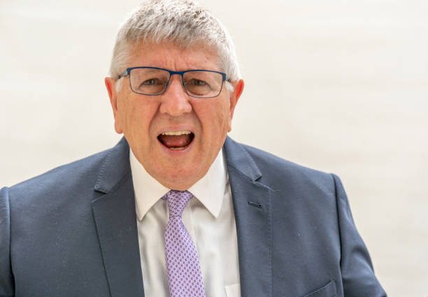 istock Senior Caucasian businessman portrait 1325256777