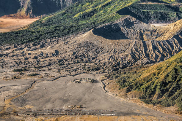 istock Bromo volcano mountain crater near Batok volcano in Tengger caldera in East Java, Indonesia 1325265363