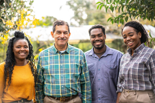 istock Portrait of a multi-ethnic farm workers 1325266145
