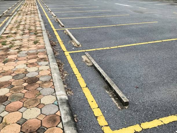istock Long rows of parking spaces 1325270459