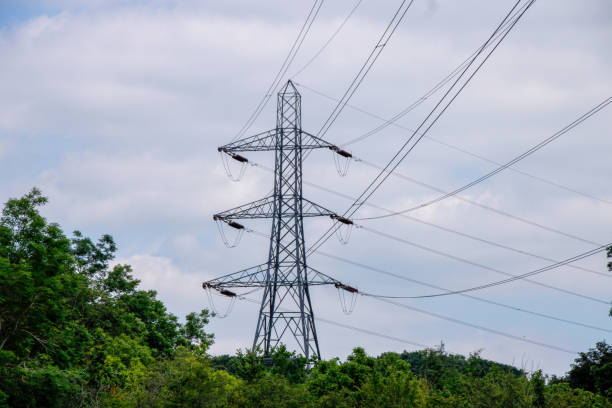 istock Electricity Pylon through the countryside. 1325271825