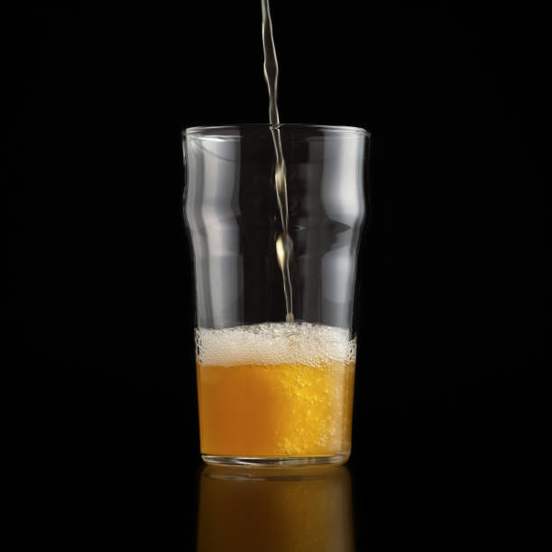 istock Alcoholic beverage pint of beer for client light 1325274777