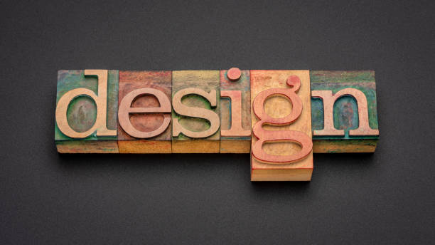 istock design word abstract in letterpress wood type 1325277176