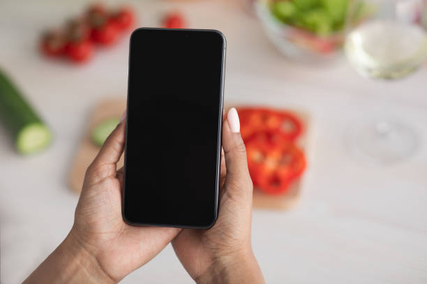 istock New app, online offer, ad and modern home gadget during covid 1325283085