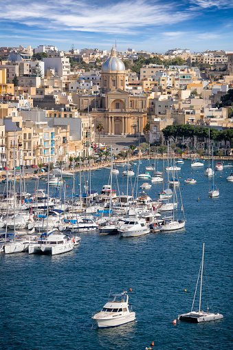 Malta - Mediterranean travel destination, Kalkara with marina