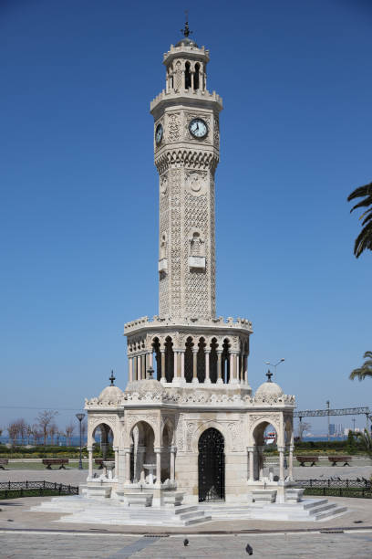 istock Izmir Clock Tower in Konak Square, Izmir City, Turkey 1325299826