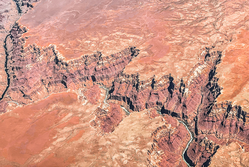 Salt Trail Canyon aerial view