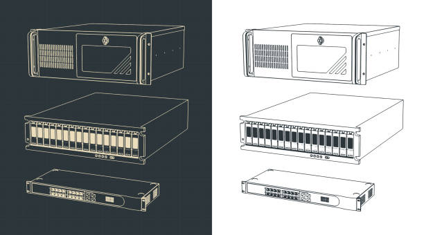Mainframe Computer Drawing Labelled 180+ Mainframe Drawing Stock Illustrations, Royalty-Free Vector ...