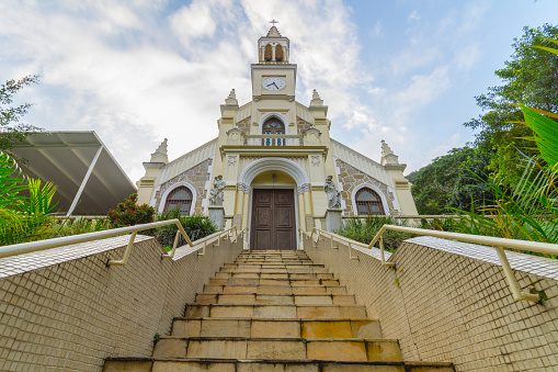 Chapel of Our Lady of Graces in Botafogo District in Rio de Janeiro Brazil.