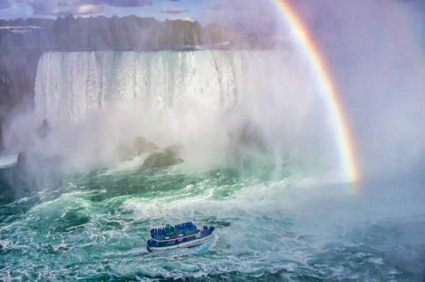 istock Niagara Falls and Tour Boat 1325328132