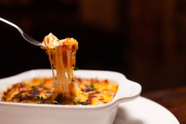 istock gourmet vegetarian baked lasagna with lasagna dish 1325332402