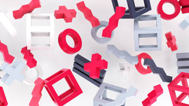 istock Background of Colored Geometric Shapes 1325332586