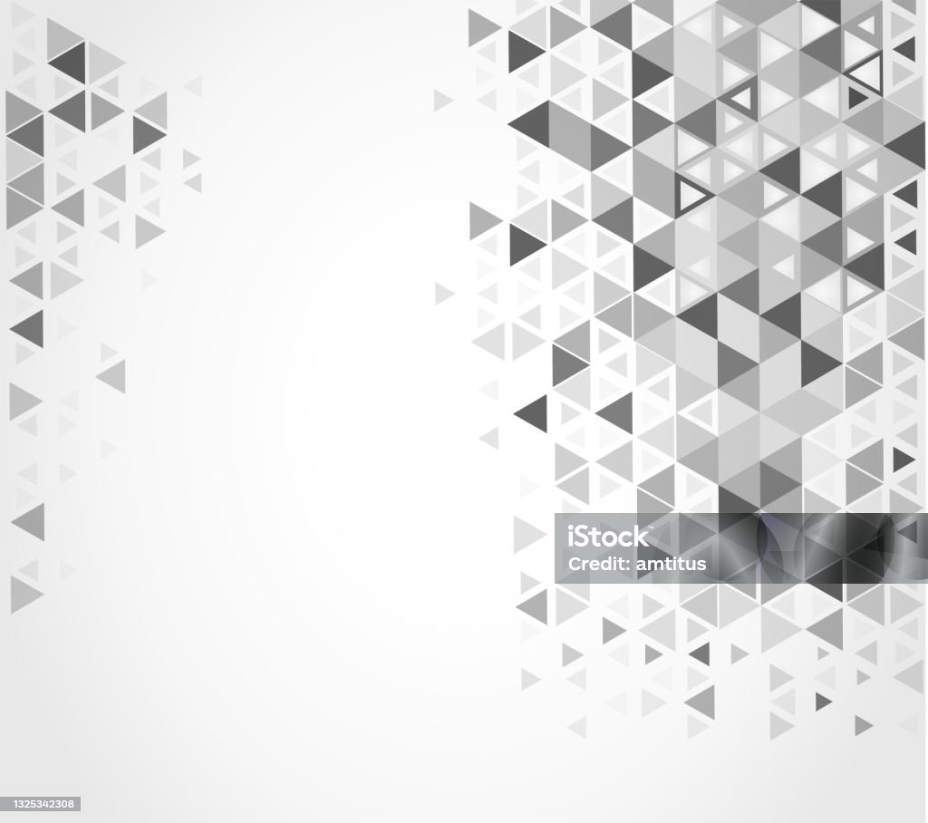 Triangular Abstract Border Triangular Particles Border Stock Illustration - Download Image Now ...