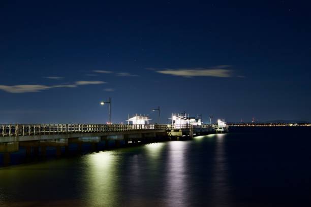 istock Woody Point Pier, Bay and City Lights 1325347461