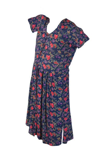 istock female summer dress with buttons isolated on white background. 1325360195