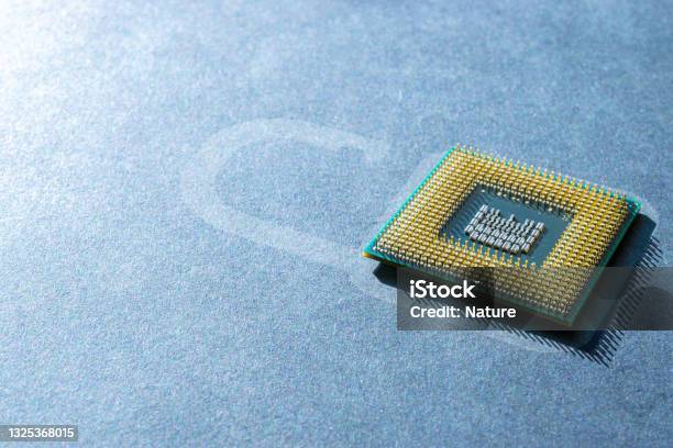 Computer Internet Chip Processor Chip Network Digital Security Technology With Computer ...