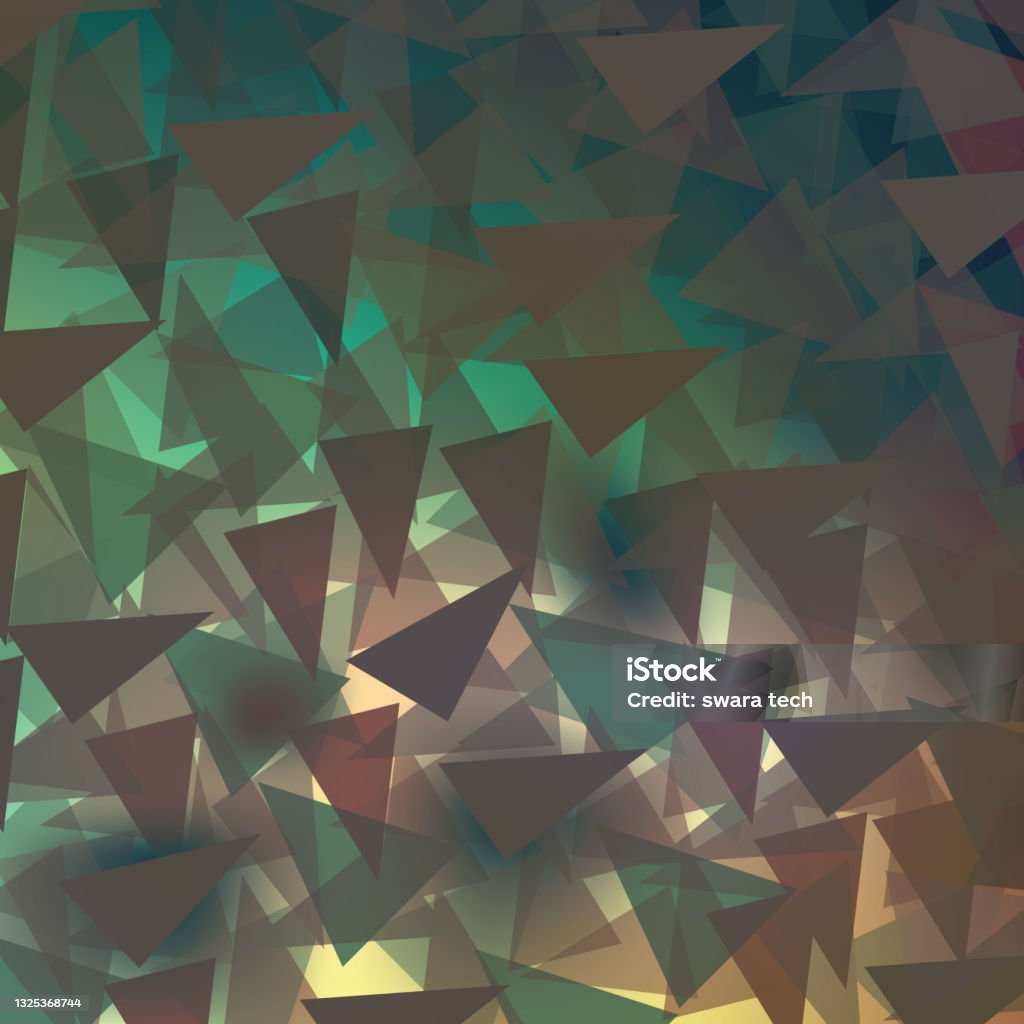 Brilliant Seamless Pattern Diamond Triangle Vector Background Stock ...