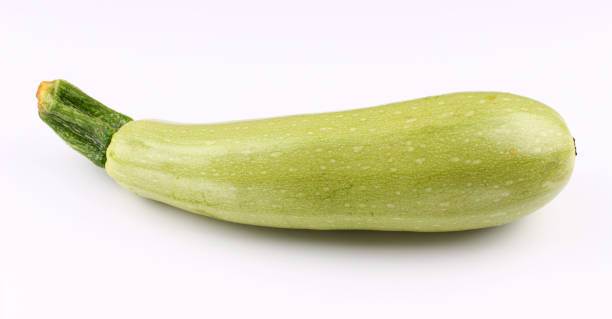 istock Zucchini on a white background closeup 1325371544