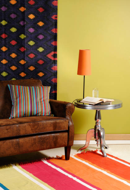 istock Reading room bookshelf old brick wall cozy interior decoration 1325373961