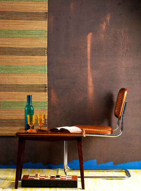 istock Reading room bookshelf old brick wall cozy interior decoration 1325373963