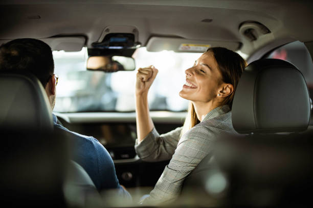 istock Yes! I love our new car! 1325374639