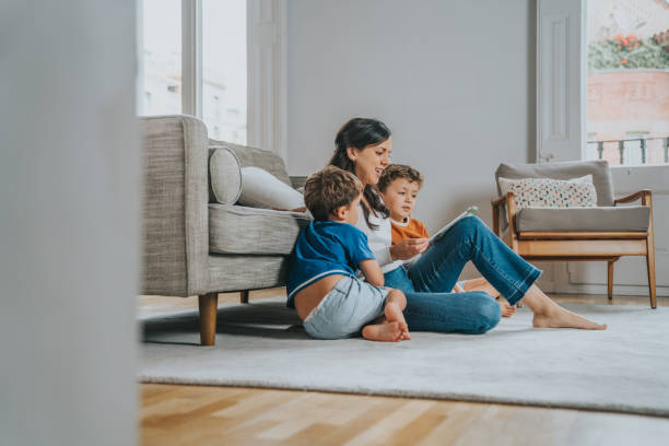 istock Family reading a book 1325380081