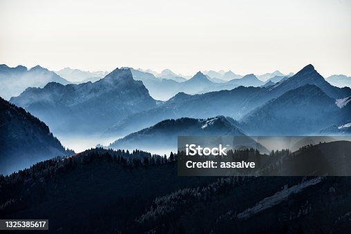 istock Swiss alps seen from Mount Kronberg in the Appenzell Alps 1325385617