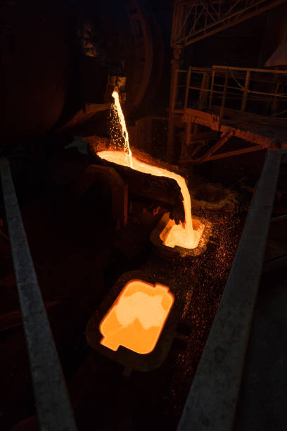 istock Space inside the factory. Copper filling. 1325392710