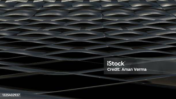 Loop Metallic Pattern 3d Illustration Graphics Of Abstract Unique Pattern Metallic Structure ...