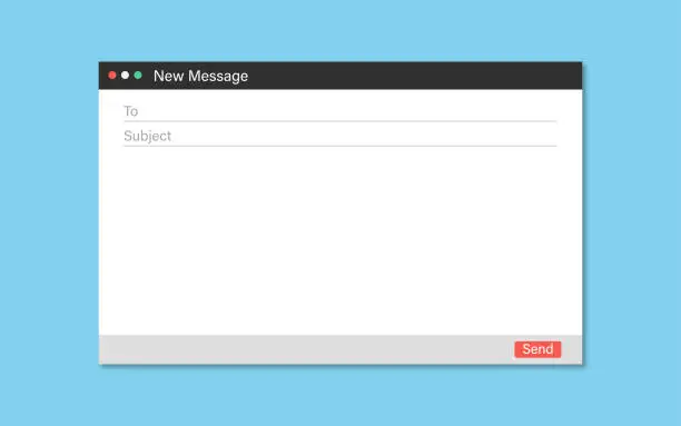 Free blank email template Vector Images & Graphics | FreeImages