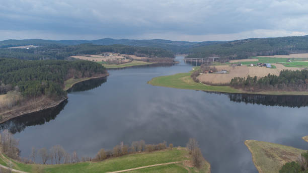 istock The eixendorfer stausee in spring, picture was taken with a drone 1325420443